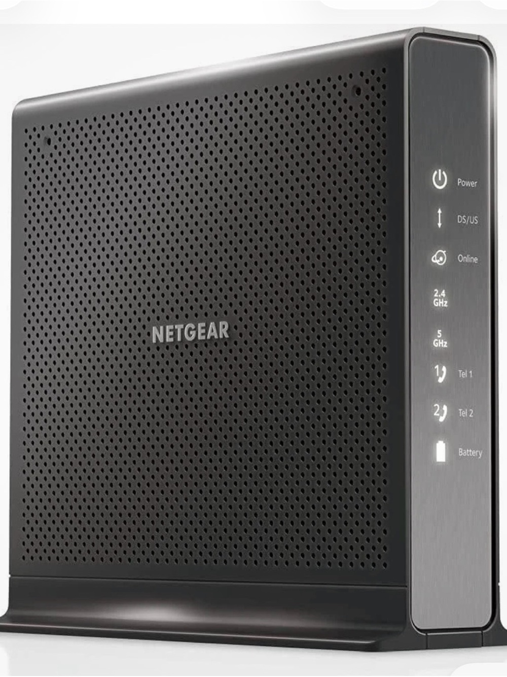 NETGEAR Nighthawk Cable Modem WiFi Router Combo with Voice C7100V - Black